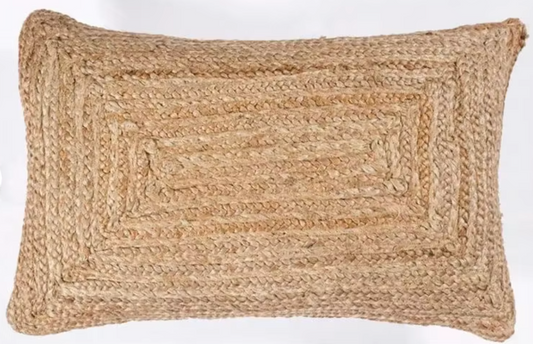 Natural Jute Pillow Cover